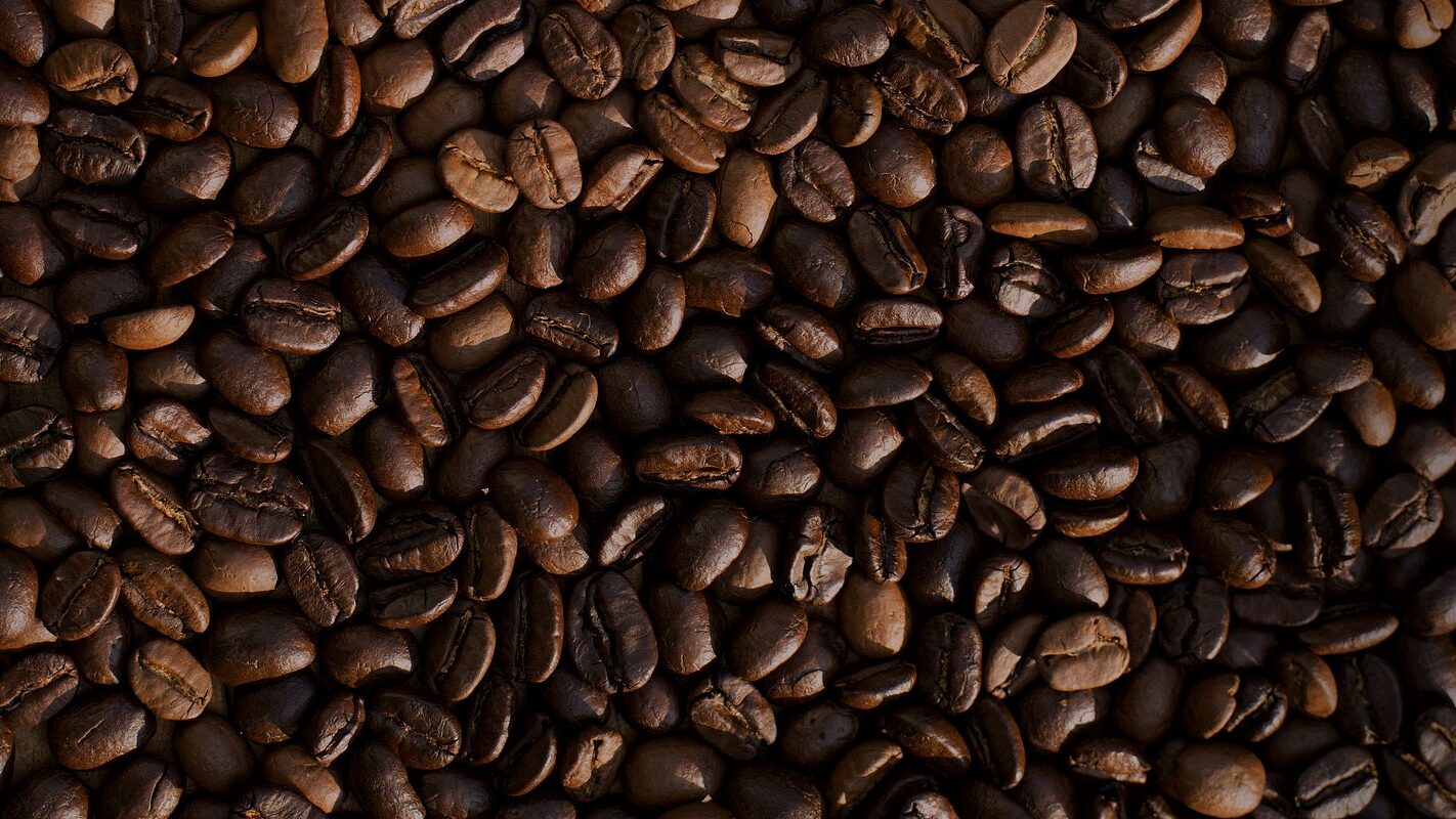 coffee bean background original public domain image from Wikimedia Commons